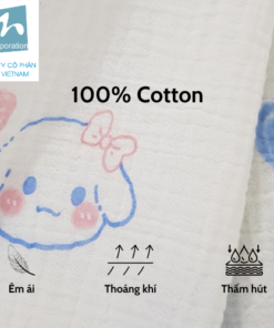 Chi Tiết Chăn Hè Cotton Xô