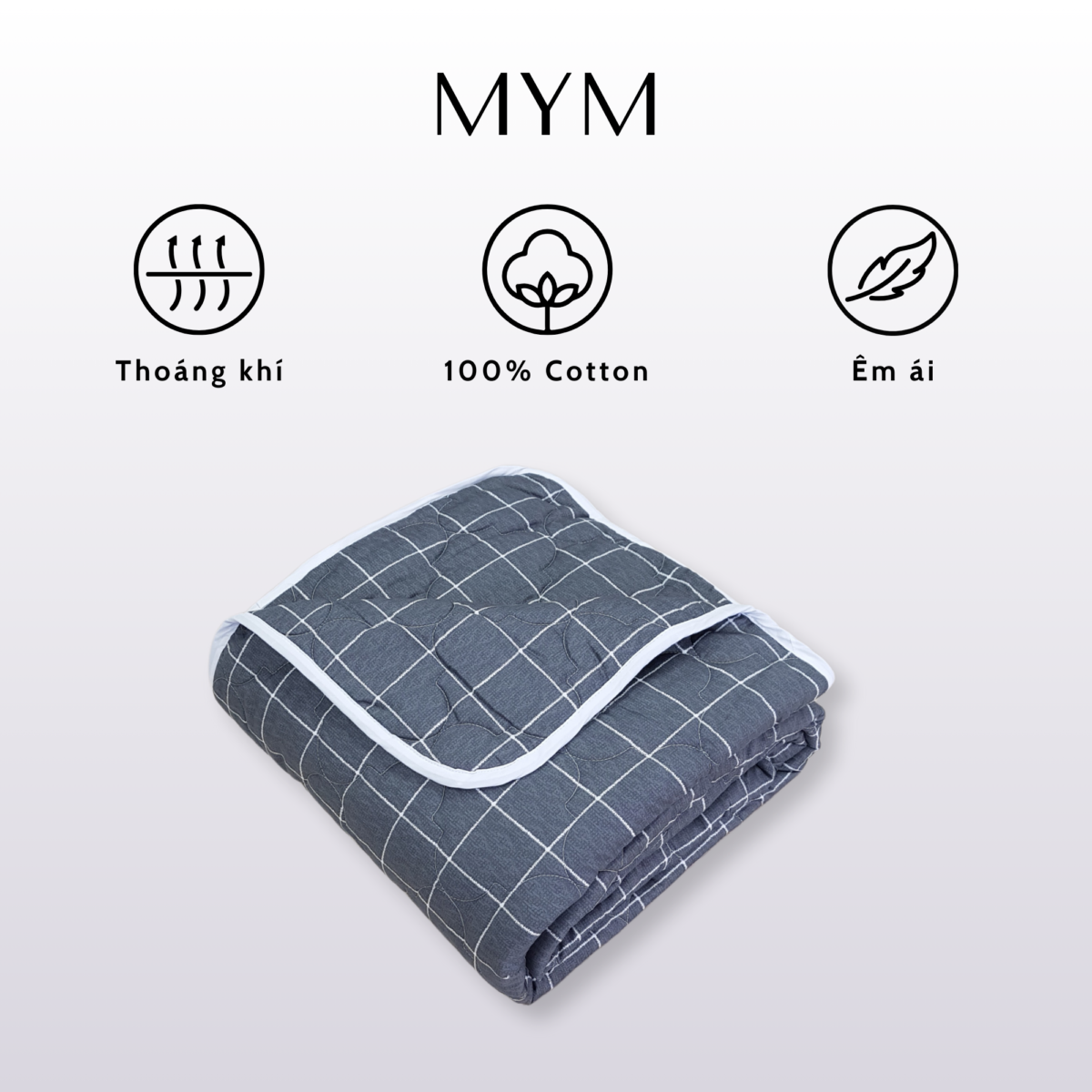 Chăn Cotton In Hoạ Tiết Mẫu 18