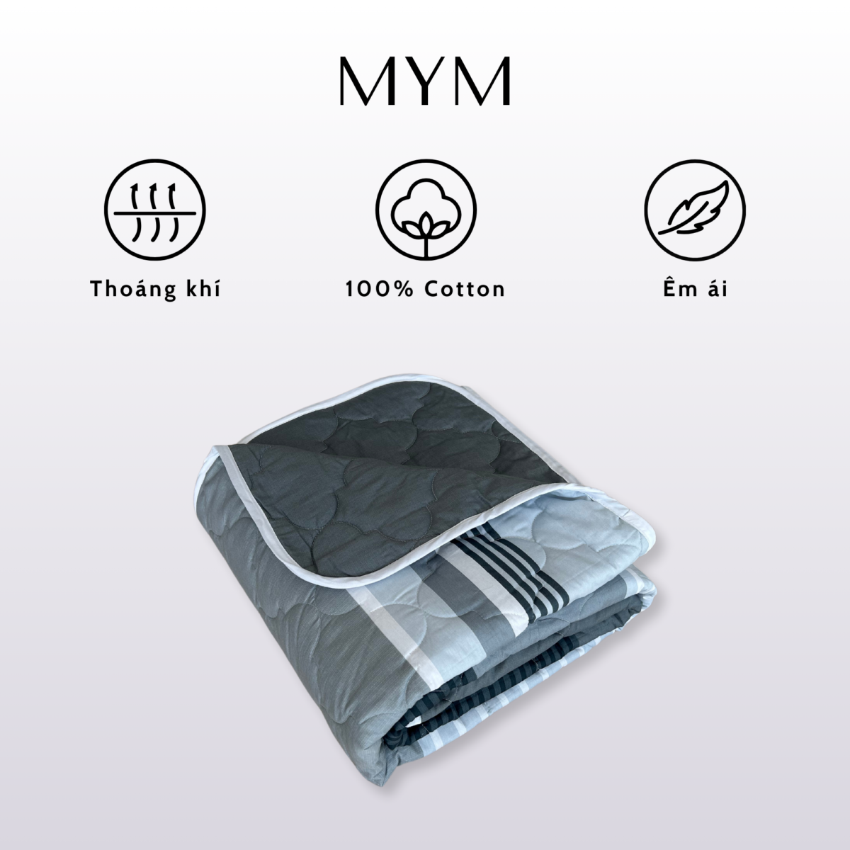 Chăn Cotton In Hoạ Tiết Mẫu 33