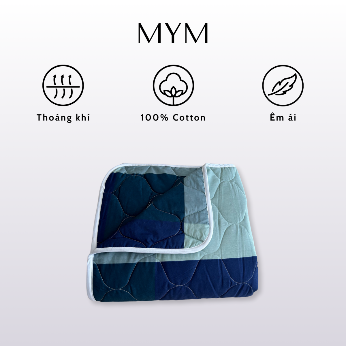 Chăn Cotton 160x200cm Chần Gòn In Họa Tiết - 34 Chăn Cotton In Hoạ Tiết Mẫu 34