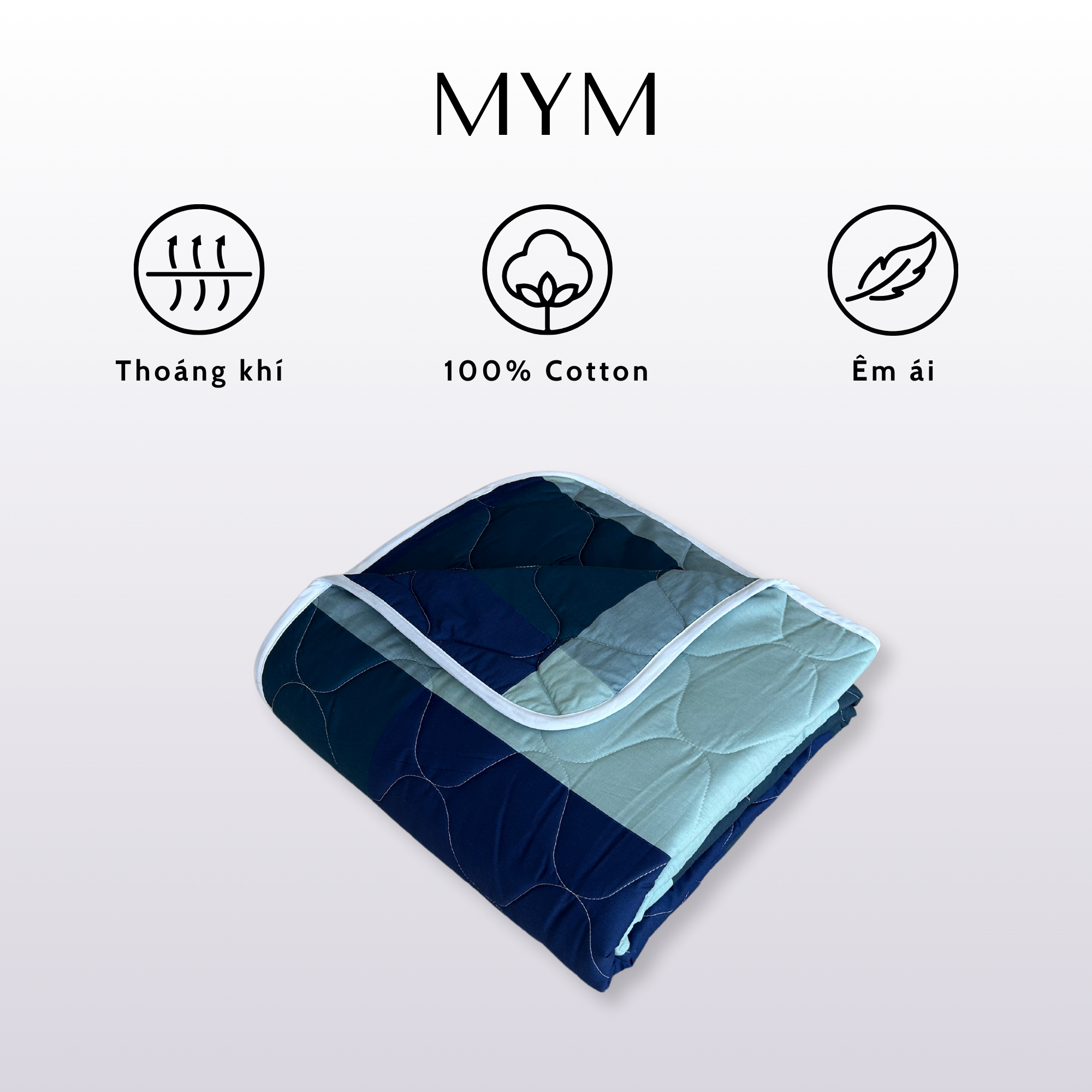 Chăn Cotton 160x200cm Chần Gòn In Họa Tiết - 34 Chăn Cotton In Hoạ Tiết Mẫu 34