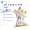 Gối Trang Trí Hình Mèo Cotton Xốp Đắp Mẫu 4