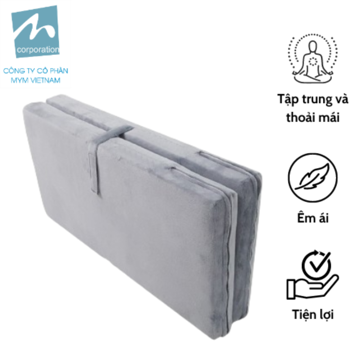 Đệm ngồi thiền Microfiber