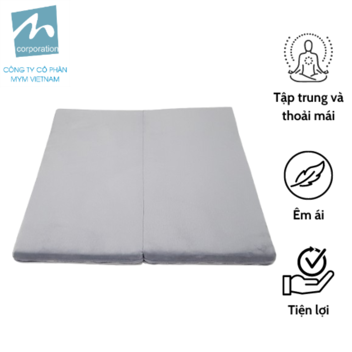 Đệm ngồi thiền Microfiber