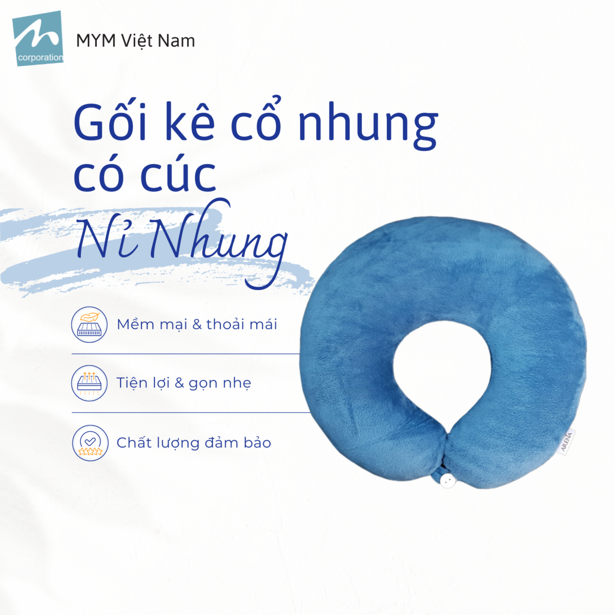 Gối tựa cổ nhung mẫu 7