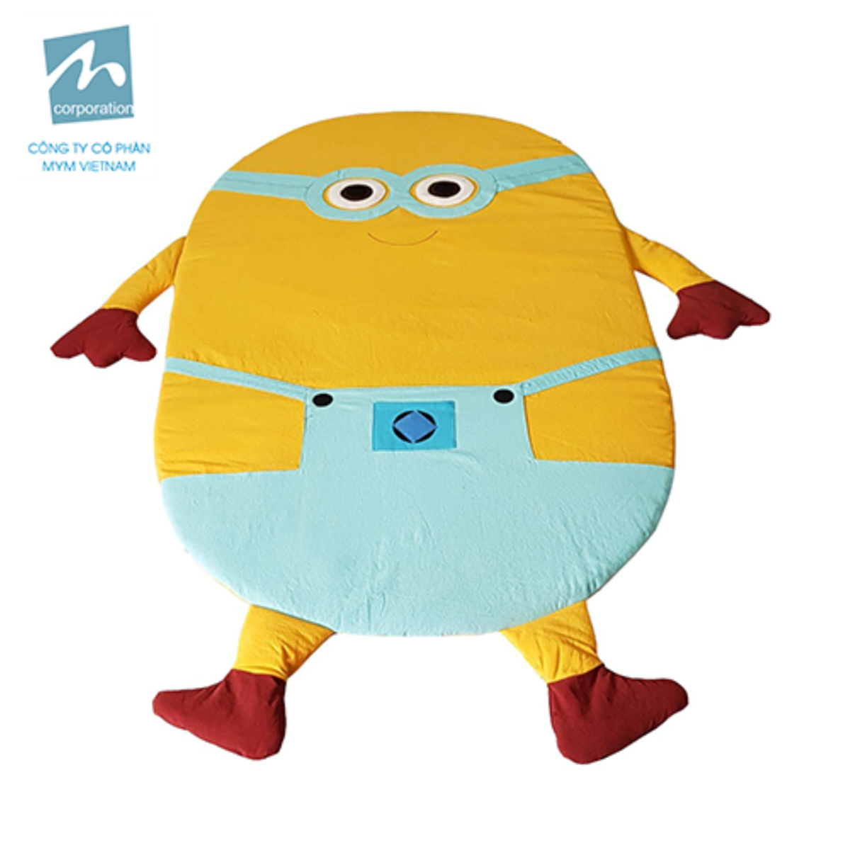 Nệm 70x120cm Cotton Xốp Đắp Hình Minion