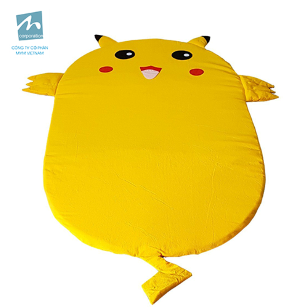 Nệm 70x120cm Cotton Xốp Đắp Hình Pikachu