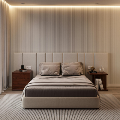 Green and White Elegant Bedroom Design Instagram Post